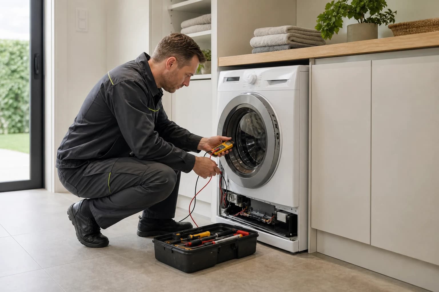 Appliance & climate care professional at work