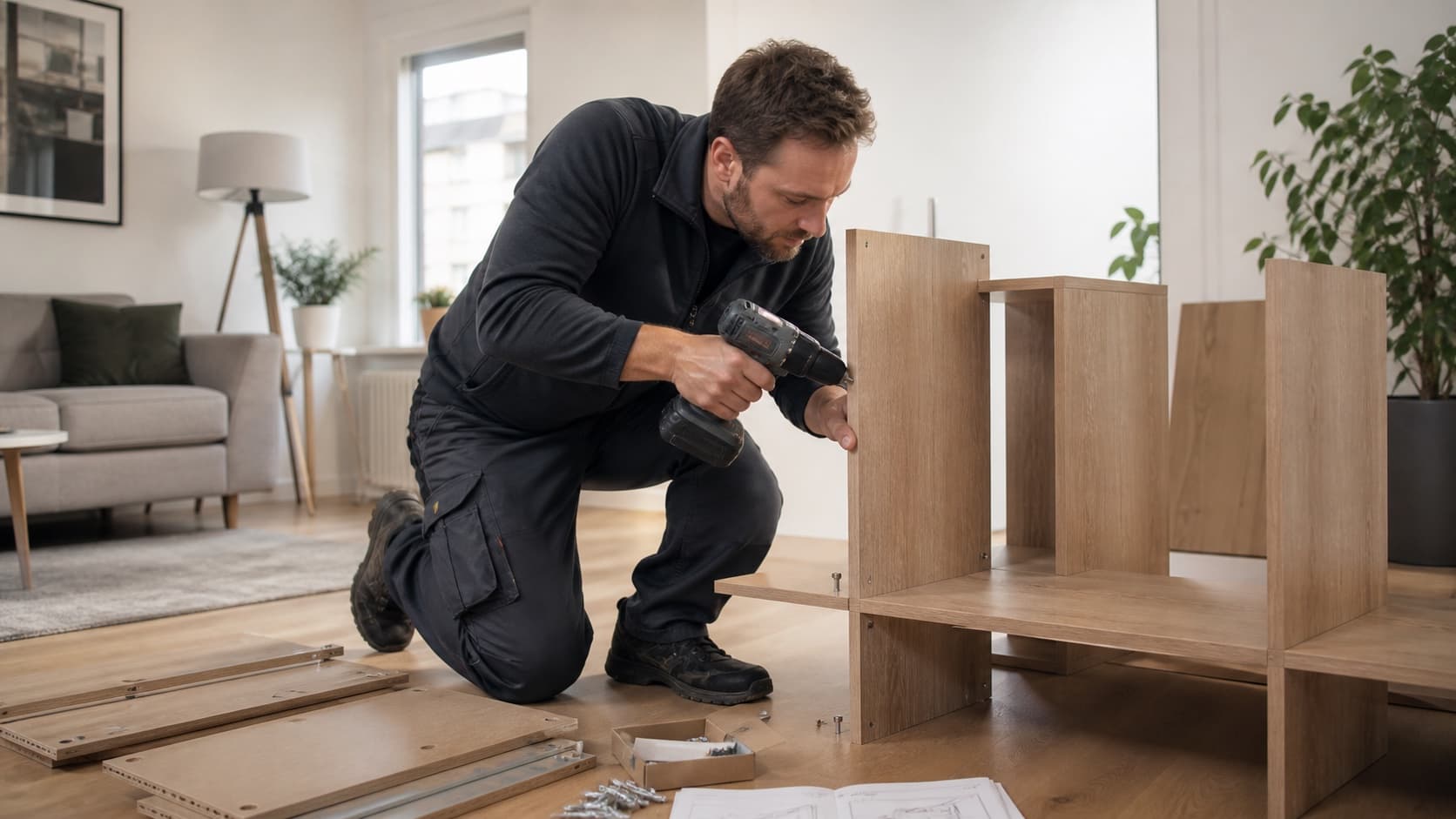 Assembly professional at work